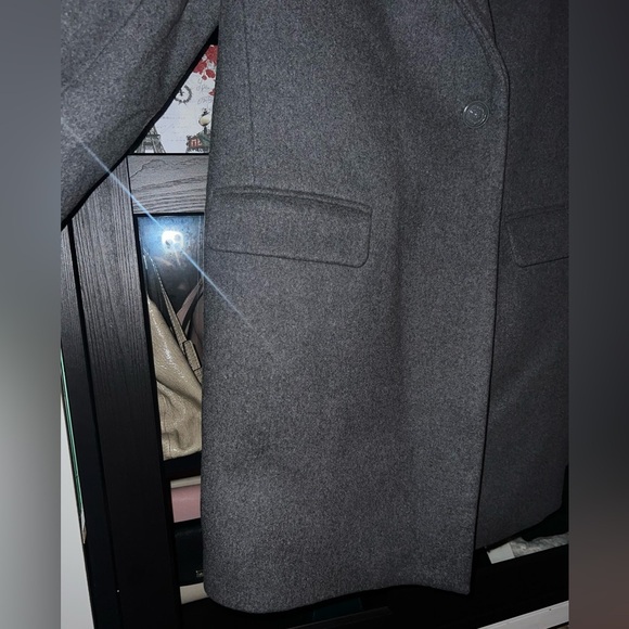 New Zadig & Voltaire Marco Wool Blend Coat - Small in Grey - Picture 7 of 15